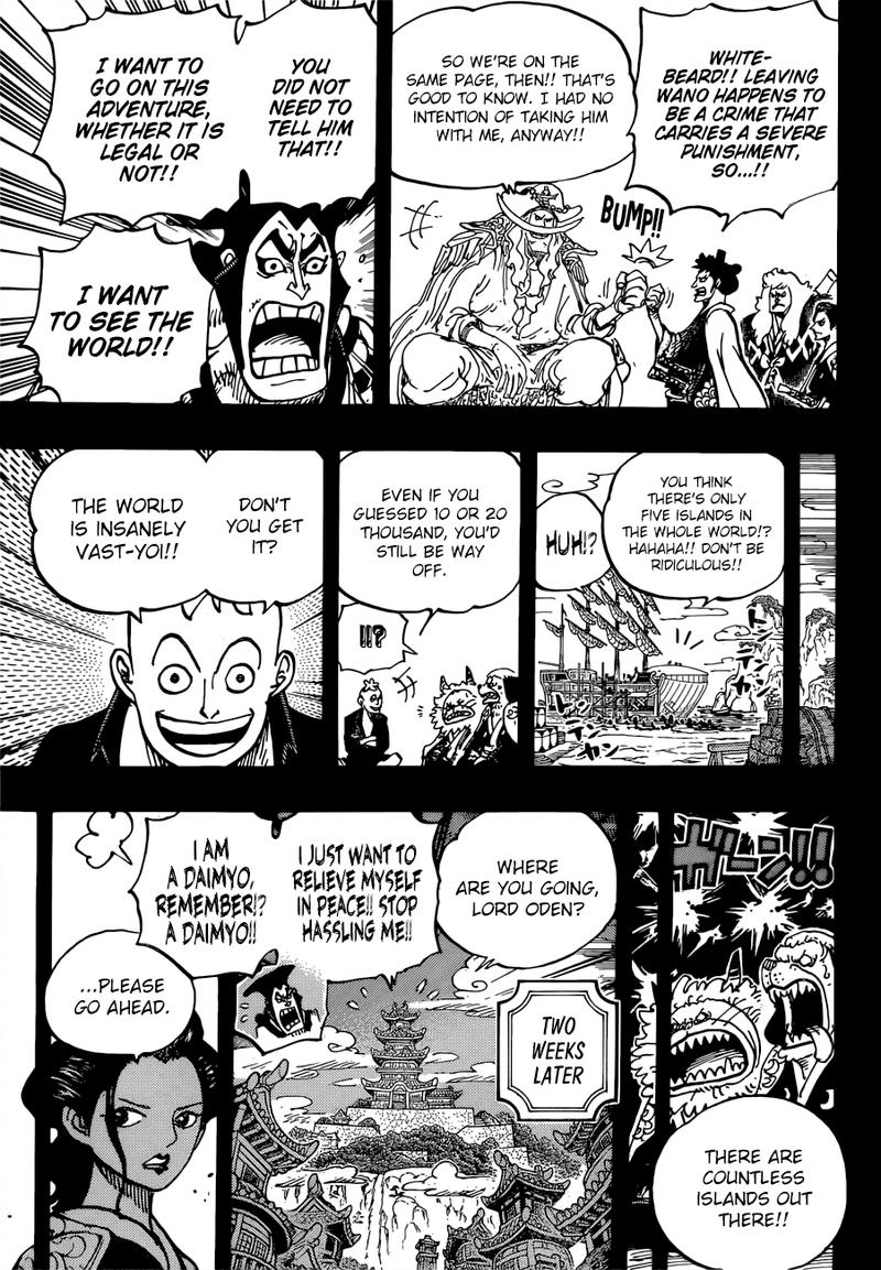 One Piece Chapter 964 page 3 - Chapter 964: Oden's Adventure