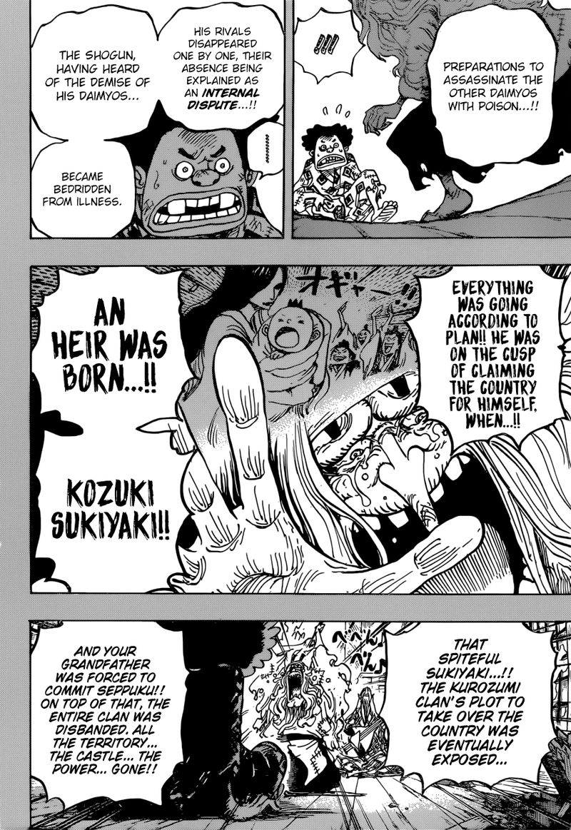 One Piece Chapter 965 page 10 - Chapter 965: The Kurozumi Family's Plot
