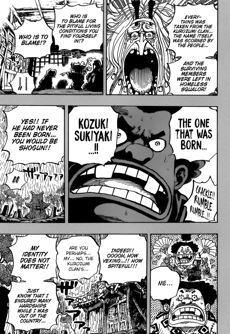 One Piece Chapter 965 page 11 - Chapter 965: The Kurozumi Family's Plot