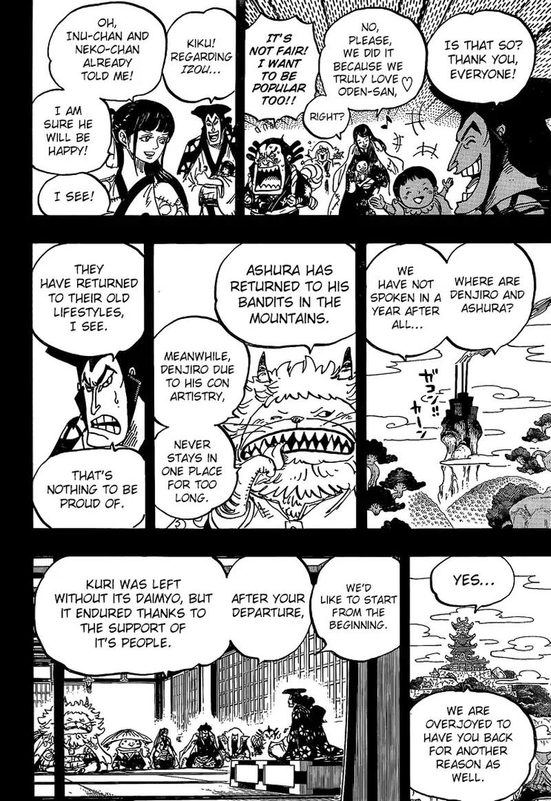 One Piece Chapter 968 page 10 - Chapter 968: Oden's Return