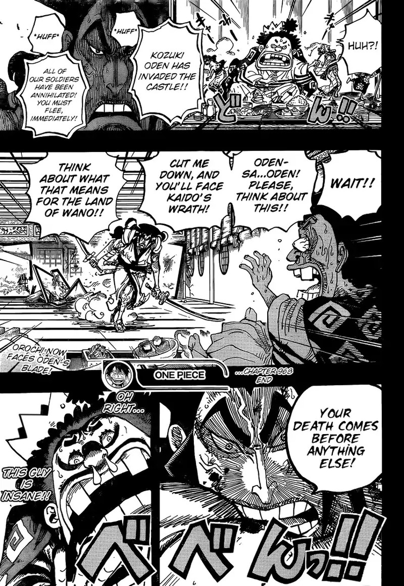 One Piece Chapter 968 page 17 - Chapter 968: Oden's Return