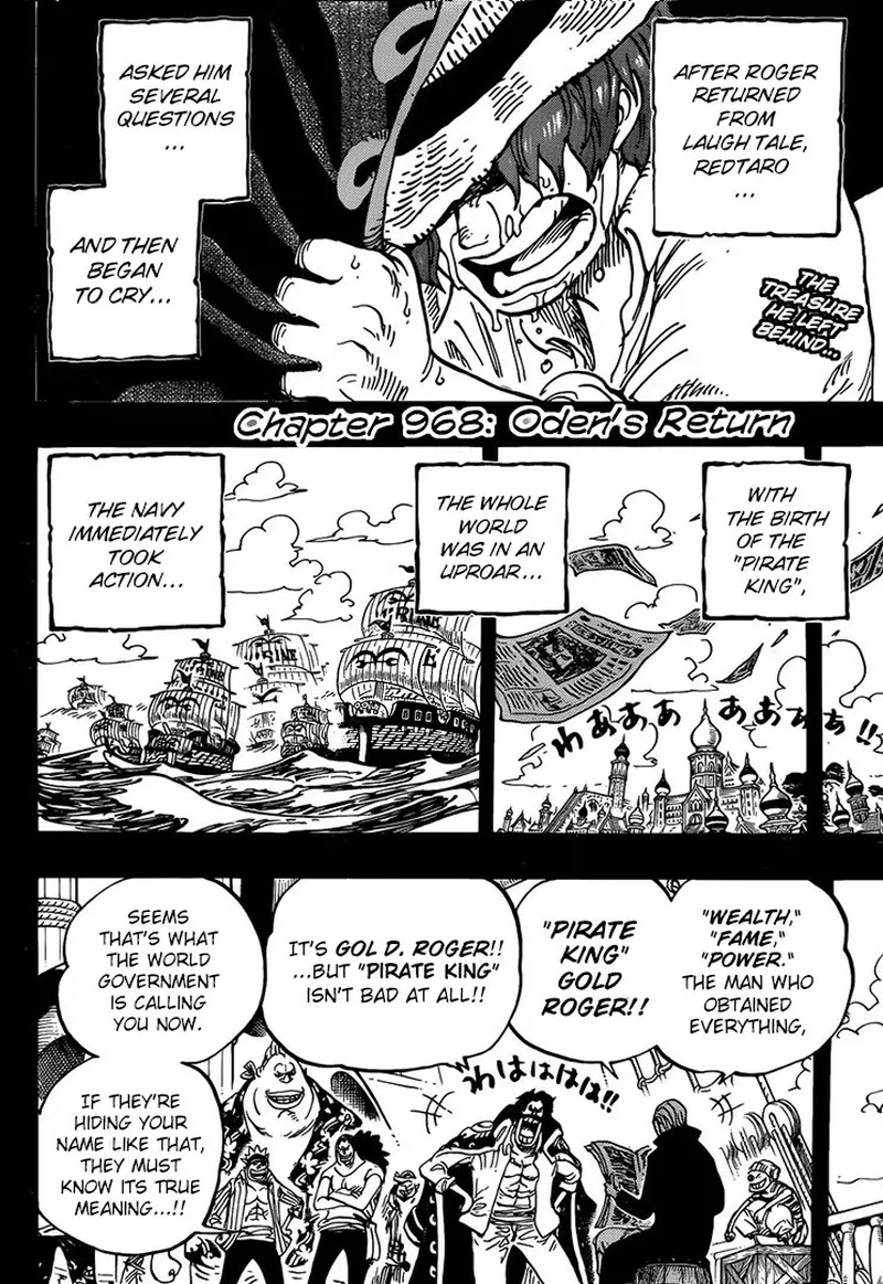 One Piece Chapter 968 page 2 - Chapter 968: Oden's Return