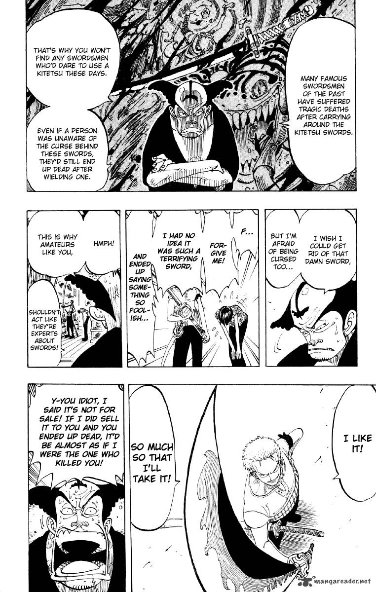 One Piece Chapter 97 page 14 - Chapter 97: Sandai Kitetsu