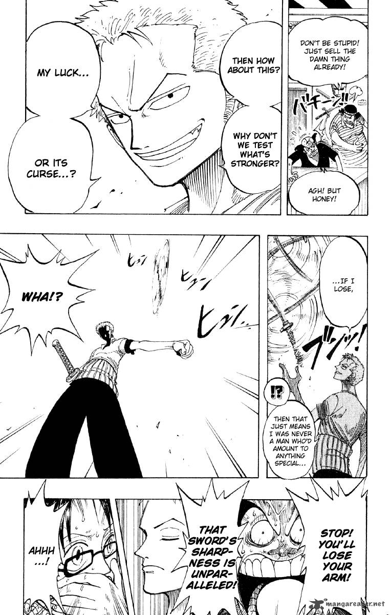 One Piece Chapter 97 page 15 - Chapter 97: Sandai Kitetsu