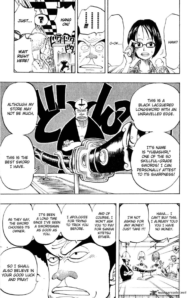 One Piece Chapter 97 page 17 - Chapter 97: Sandai Kitetsu