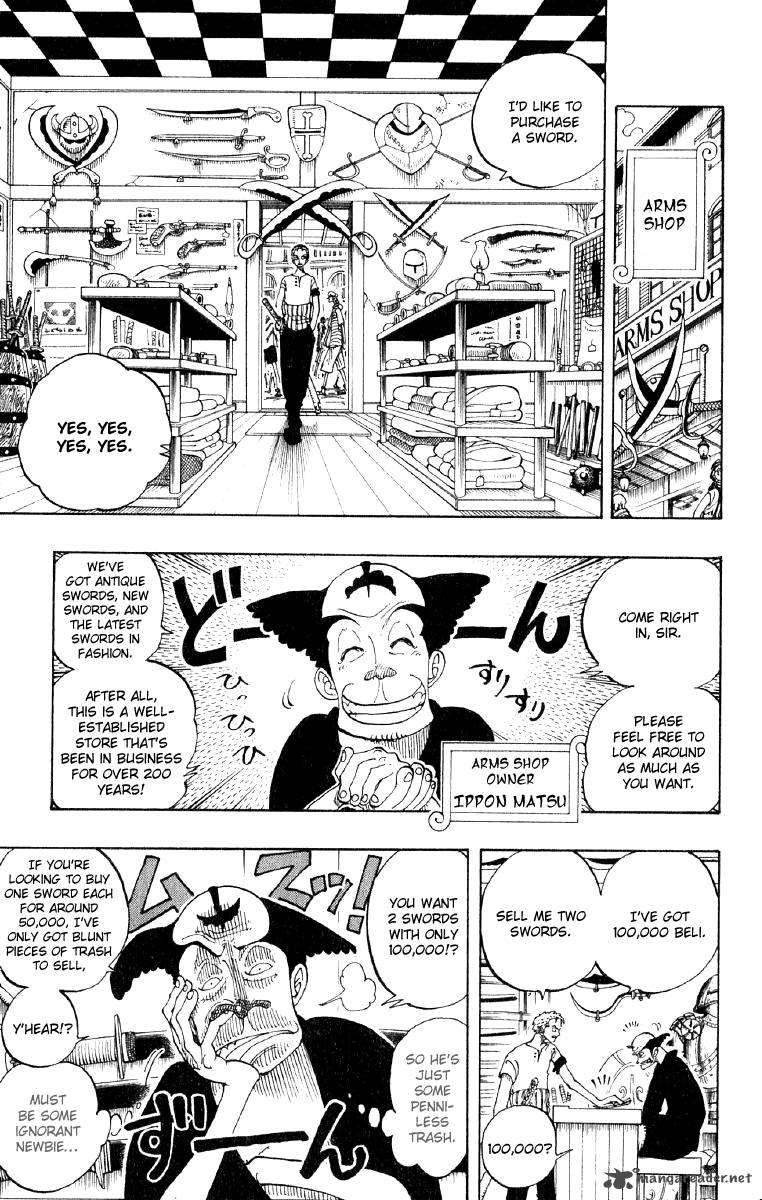 One Piece Chapter 97 page 5 - Chapter 97: Sandai Kitetsu