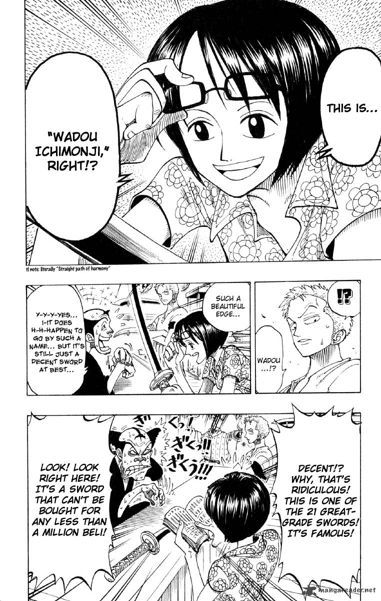 One Piece Chapter 97 page 8 - Chapter 97: Sandai Kitetsu