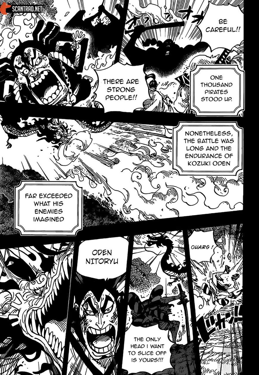 One Piece Chapter 970 page 11 - Chapter 970: Oden vs. Kaidou