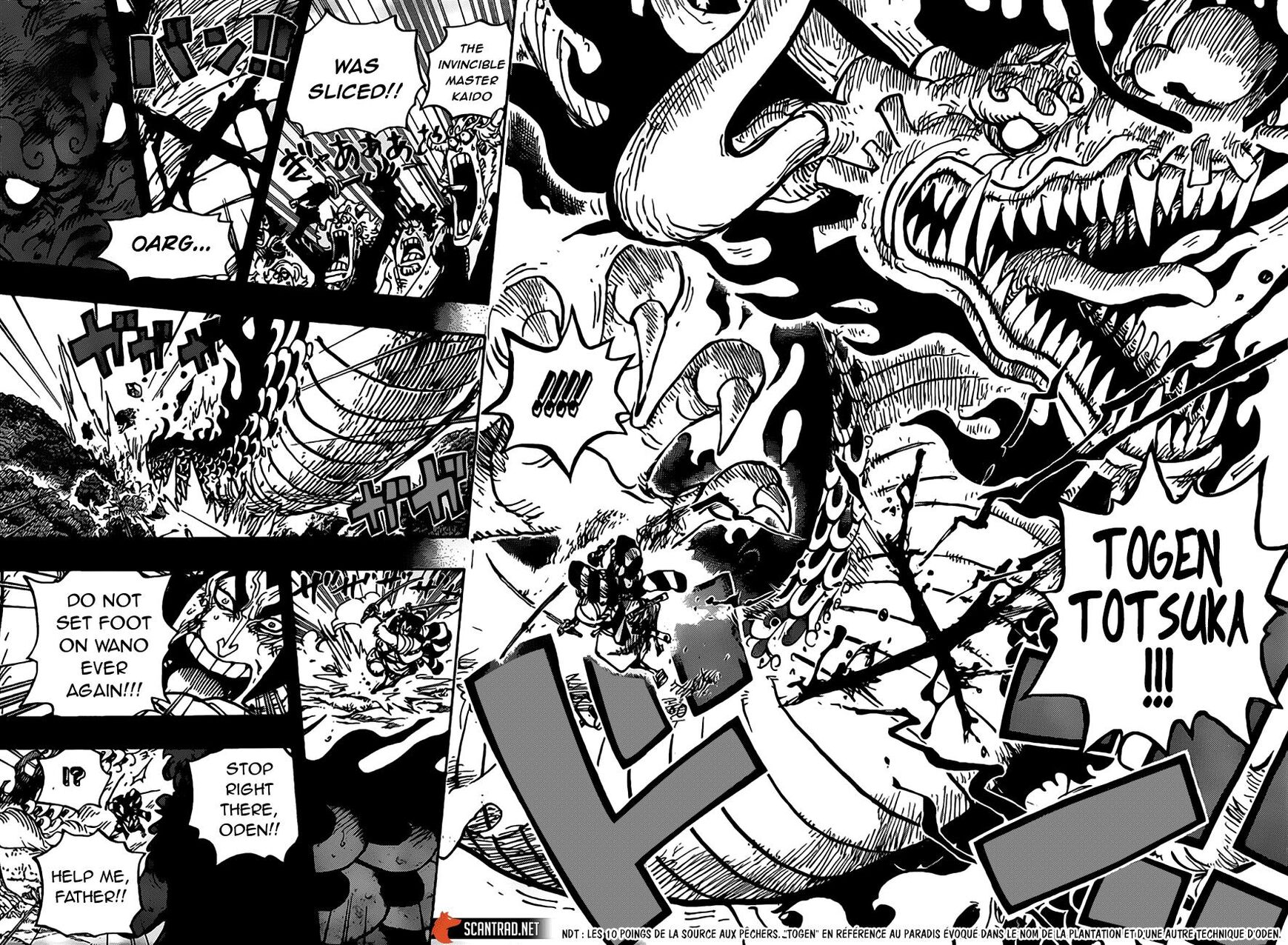One Piece Chapter 970 page 12 - Chapter 970: Oden vs. Kaidou