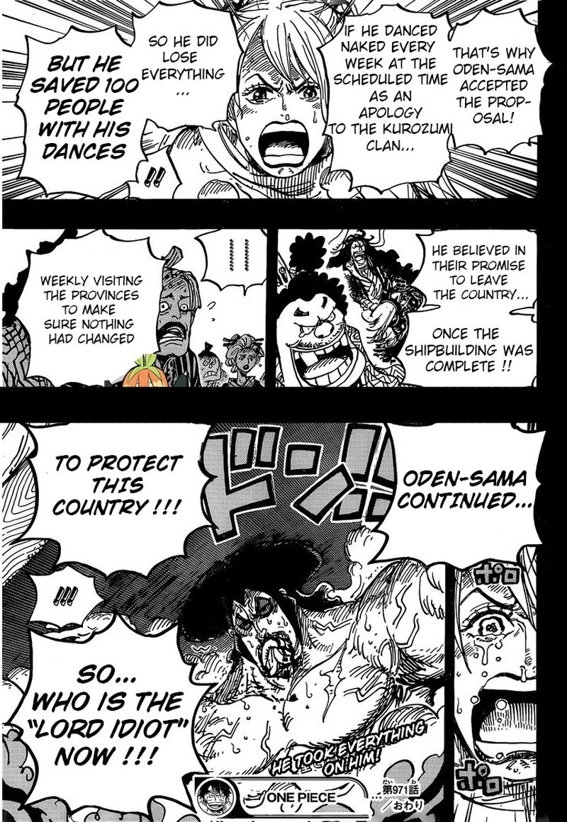 One Piece Chapter 971 page 16 - Chapter 971: Sentenced to Boil