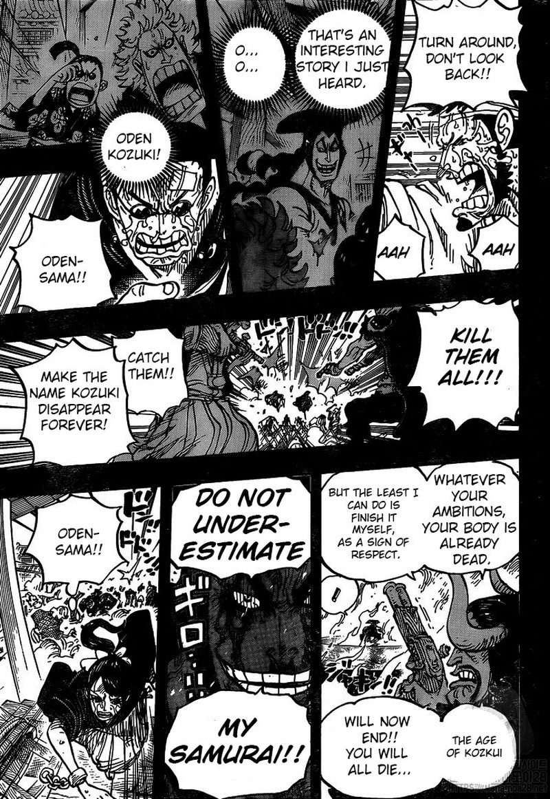 One Piece Chapter 972 page 12 - Chapter 972: Oden Wouldn't Be Oden If It Wasn't Boiled