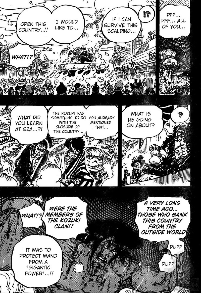 One Piece Chapter 972 page 6 - Chapter 972: Oden Wouldn't Be Oden If It Wasn't Boiled