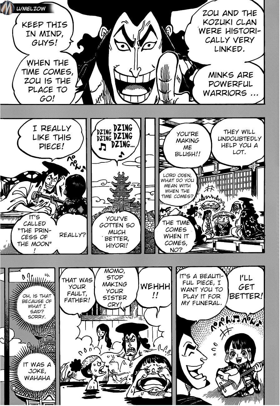 One Piece Chapter 973 page 3 - Chapter 973: The Kouzuki Clan
