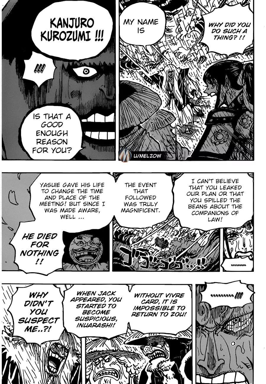 One Piece Chapter 974 page 11 - Chapter 974: Onward to Onigashima!!
