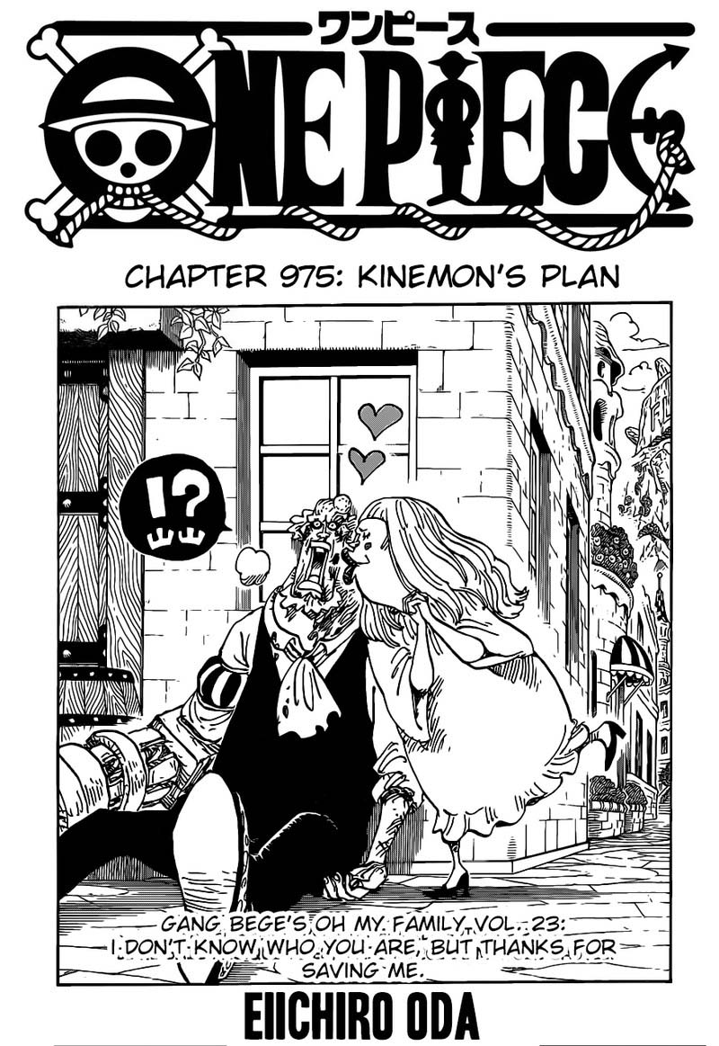 One Piece Chapter 975 page 1 - Chapter 975: Kin'emon's Clever Trick