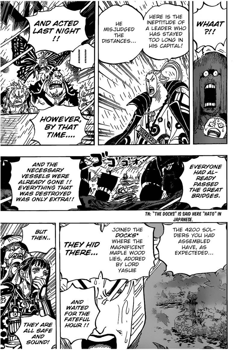 One Piece Chapter 975 page 15 - Chapter 975: Kin'emon's Clever Trick