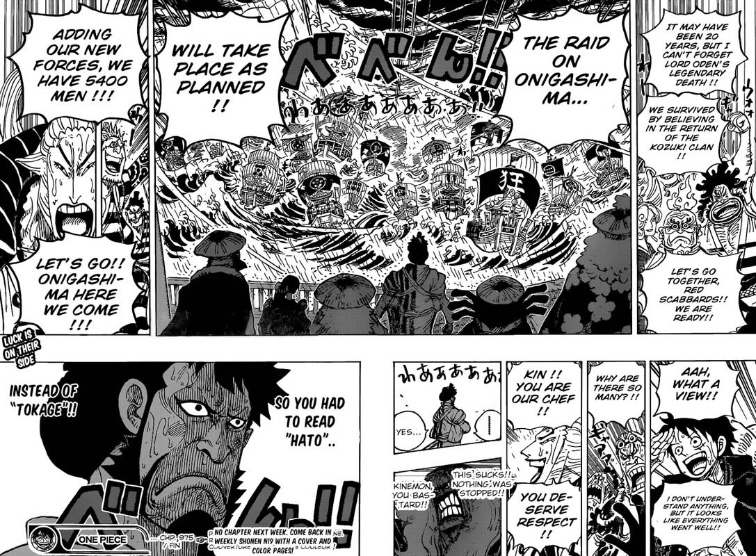 One Piece Chapter 975 page 16 - Chapter 975: Kin'emon's Clever Trick