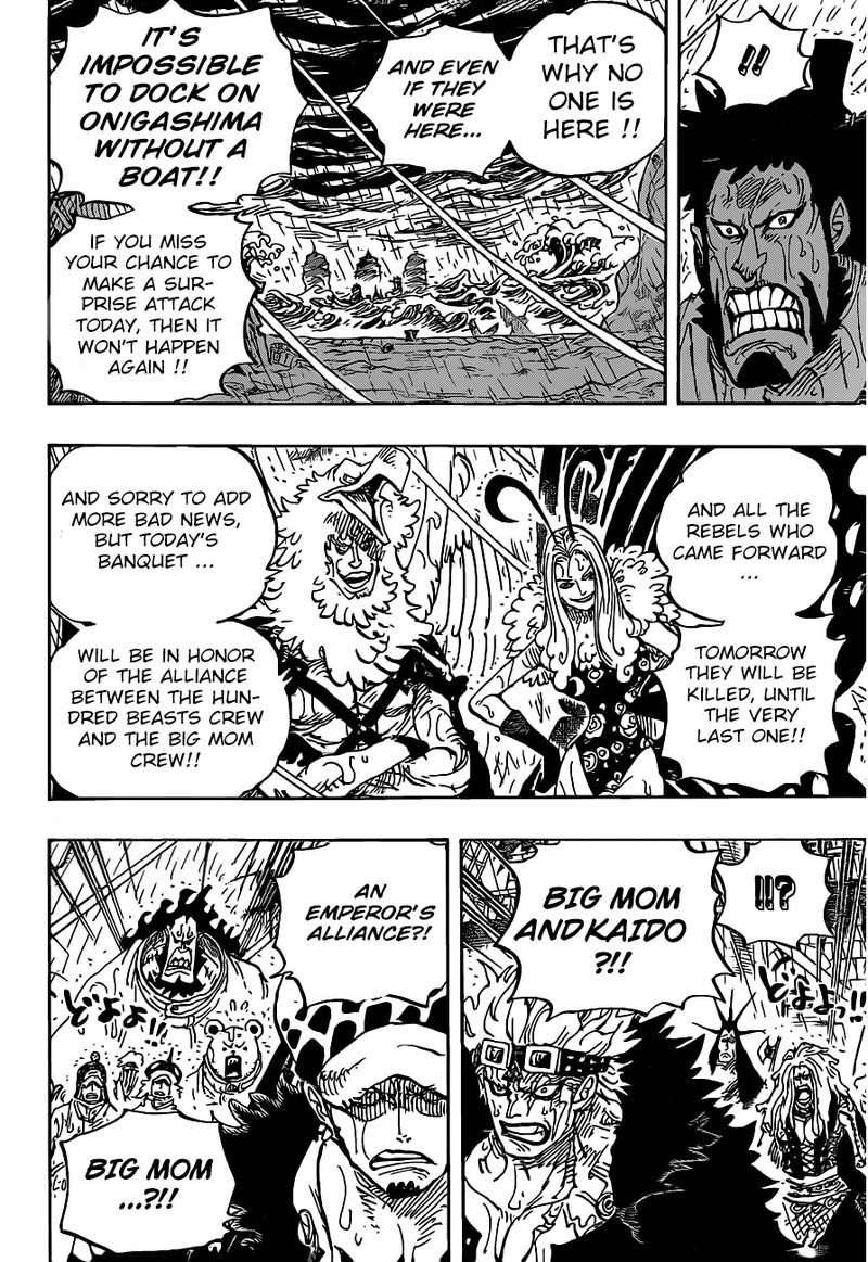 One Piece Chapter 975 page 6 - Chapter 975: Kin'emon's Clever Trick