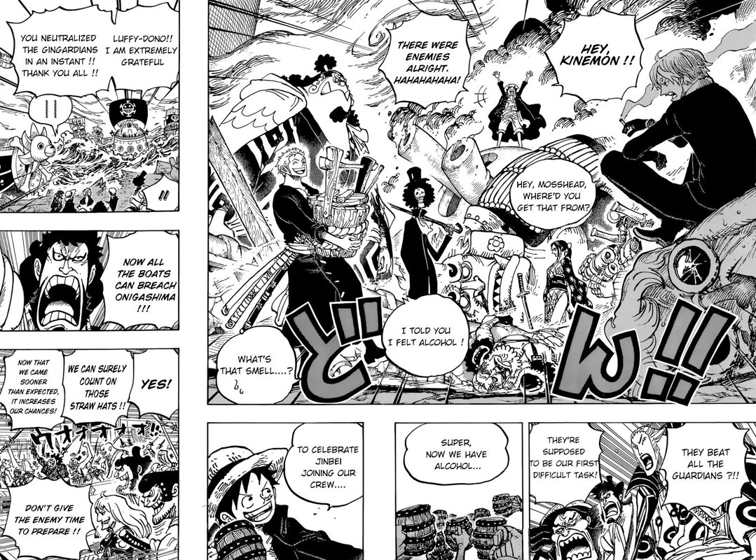 One Piece Chapter 977 page 12 - Chapter 977: The Party's Off!!!