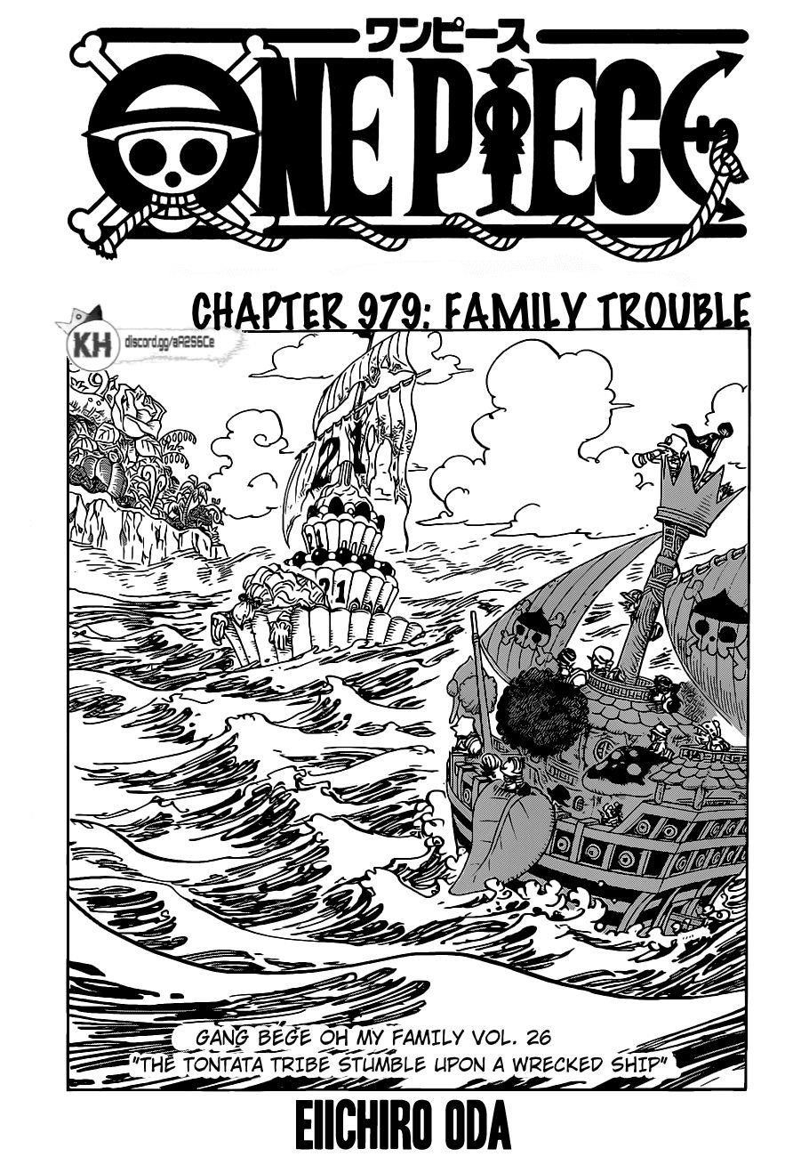 One Piece Chapter 979 page 1 - Chapter 979: Family Problem