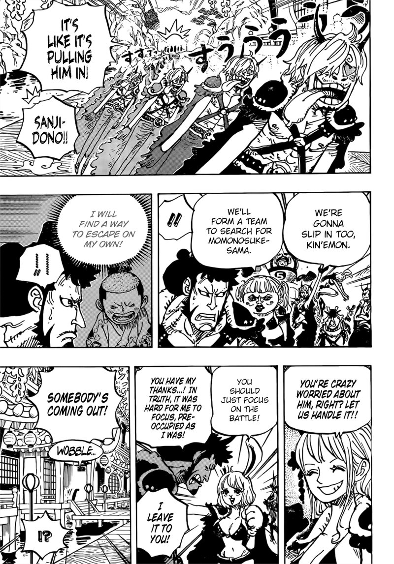One Piece manga, chapter 981, page 14 of 22