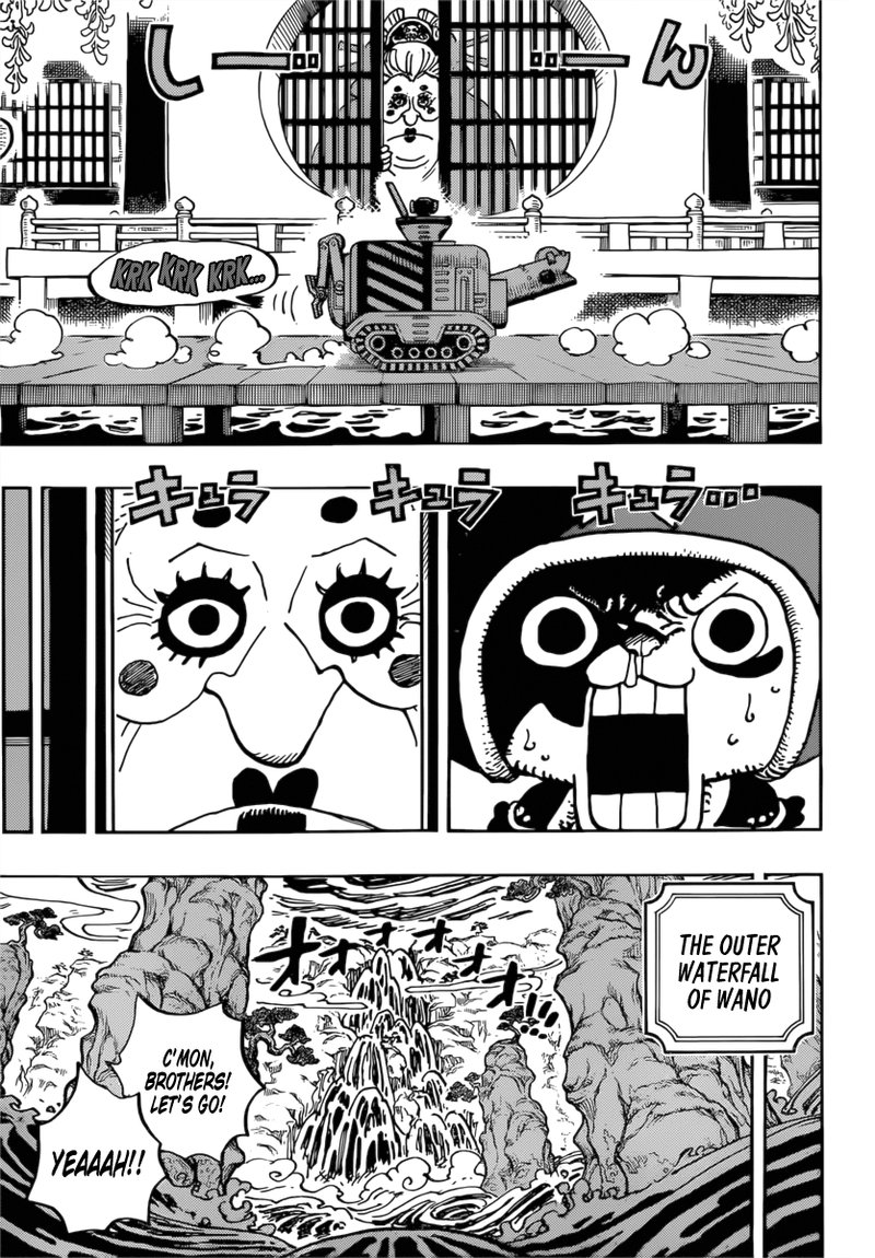 One Piece manga, chapter 981, page 16 of 22