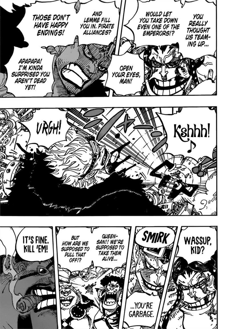 One Piece manga, chapter 981, page 6 of 22