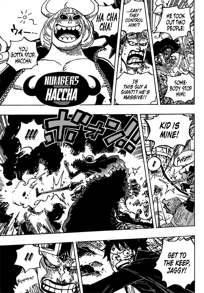 One Piece manga, chapter 981, page 8 of 22