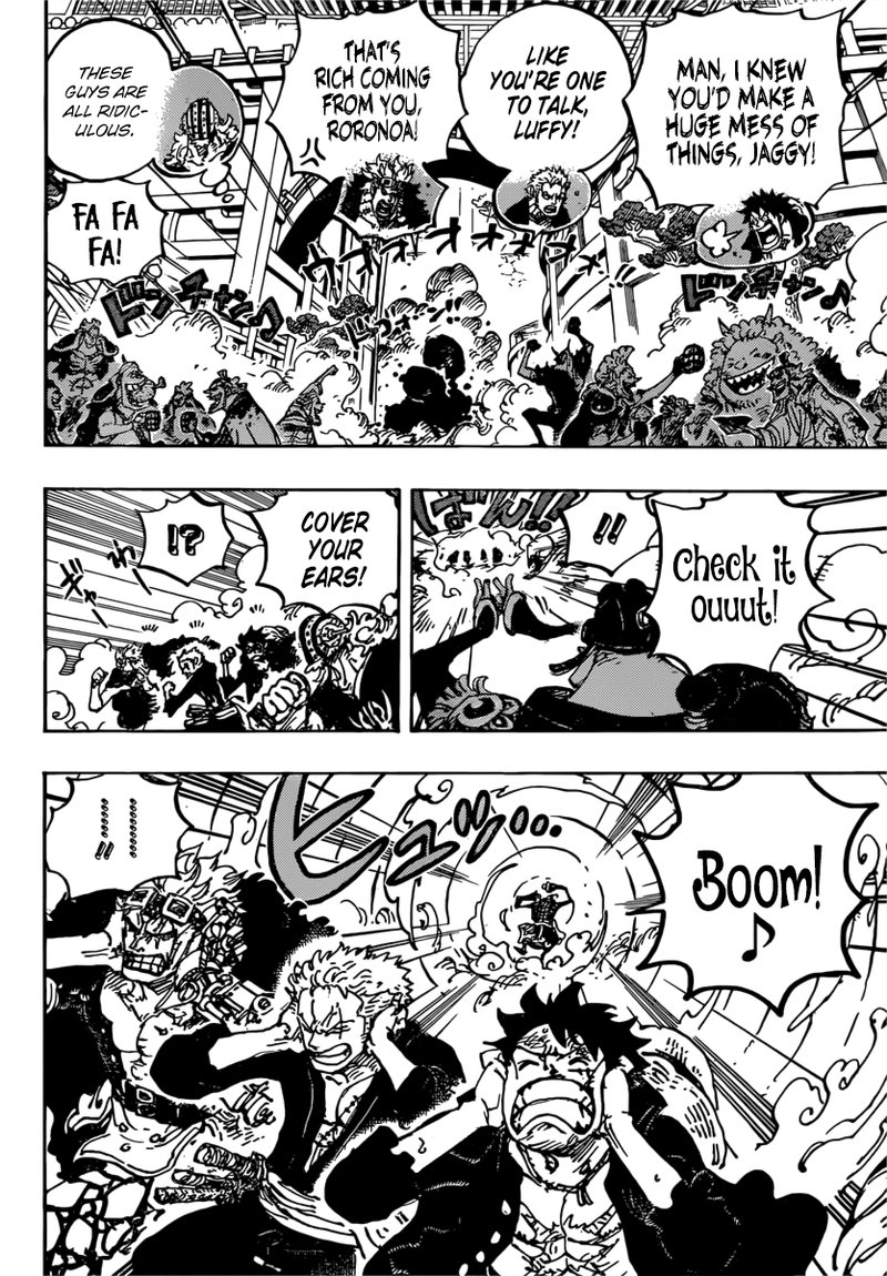 One Piece manga, chapter 981, page 9 of 22