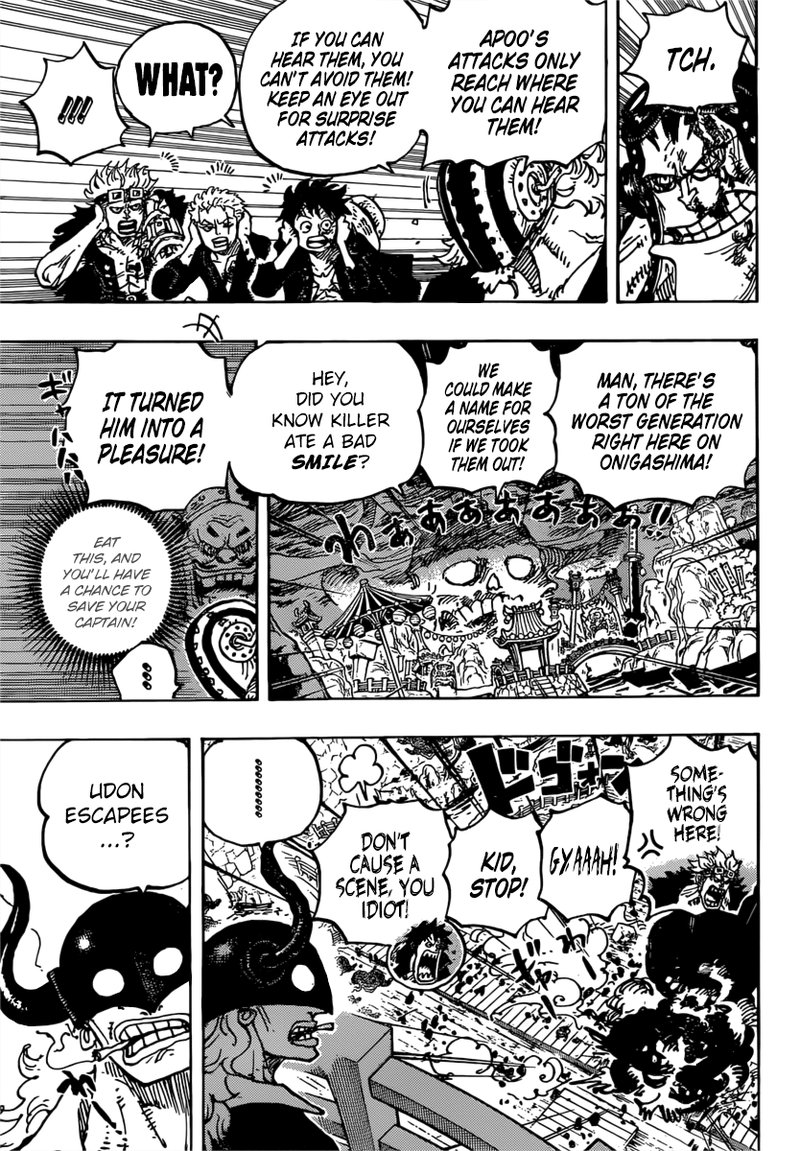 One Piece manga, chapter 981, page 10 of 22