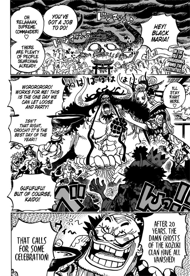 One Piece Chapter 982 page 2 - Chapter 982: Scoundrel Meets Scoundrel