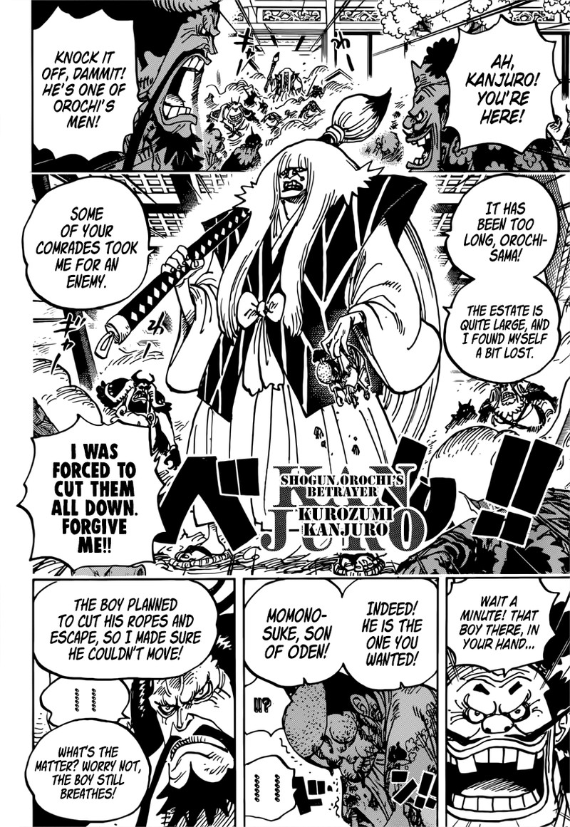 One Piece Chapter 982 page 4 - Chapter 982: Scoundrel Meets Scoundrel