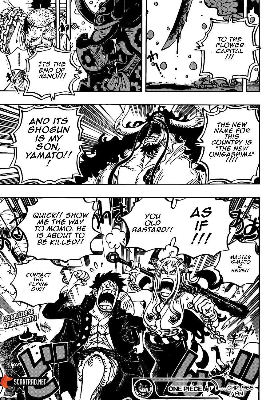 One Piece Chapter 985 page 16 - Chapter 985: New Onigashima Project