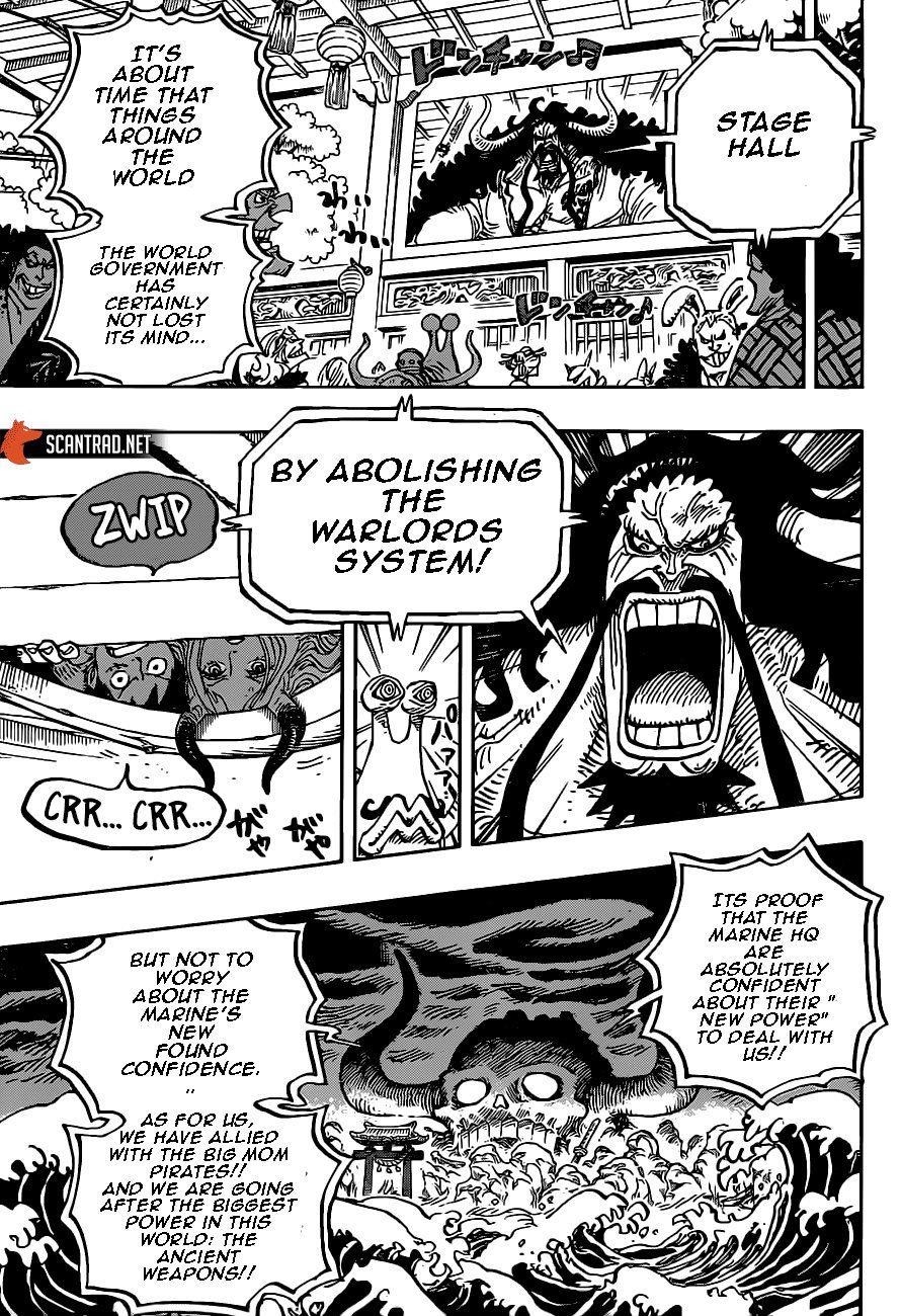 One Piece Chapter 985 page 9 - Chapter 985: New Onigashima Project
