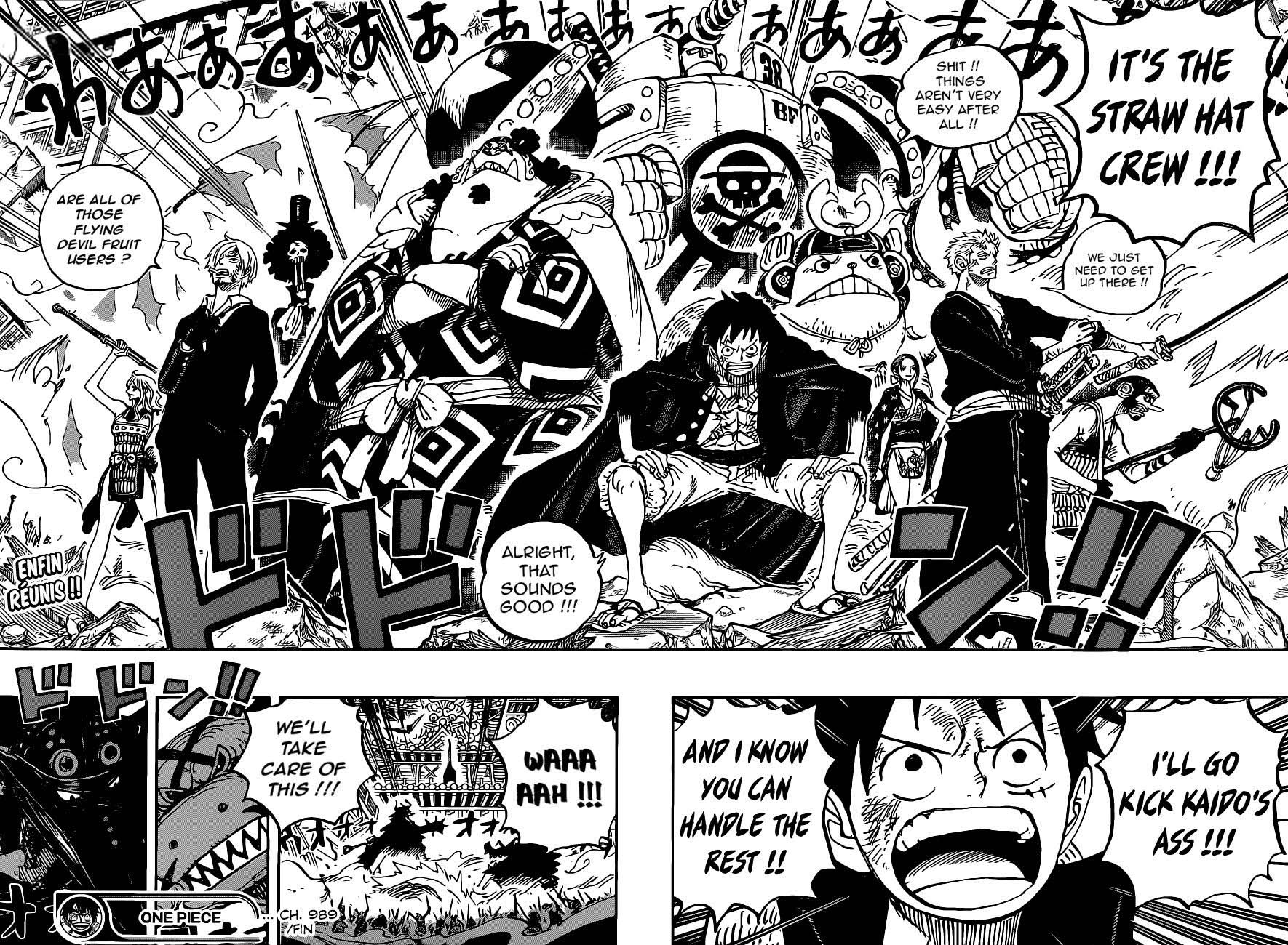 One Piece Chapter 989 page 14 - Chapter 989: I Can't Imagine Losing
