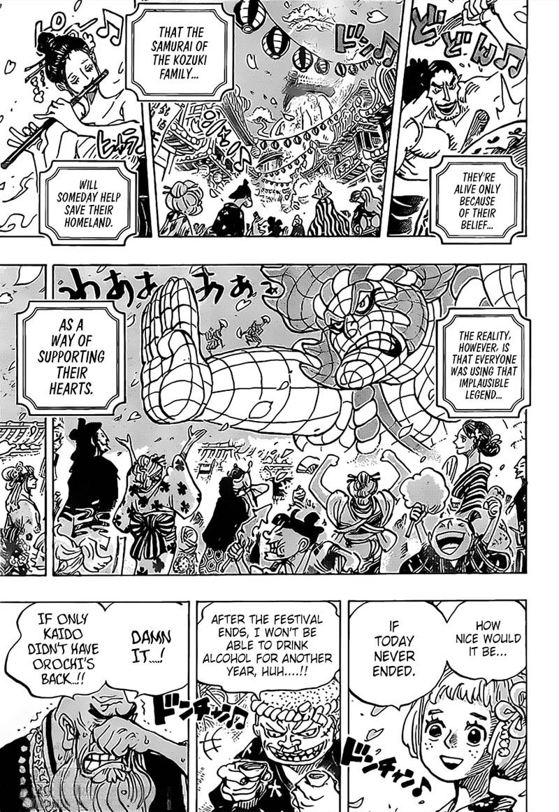 One Piece Chapter 993 page 3 - Chapter 993: The Dream of Wano Country