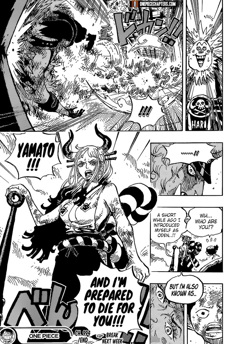 One Piece Chapter 994 page 16 - Chapter 994: My Other Name is Yamato
