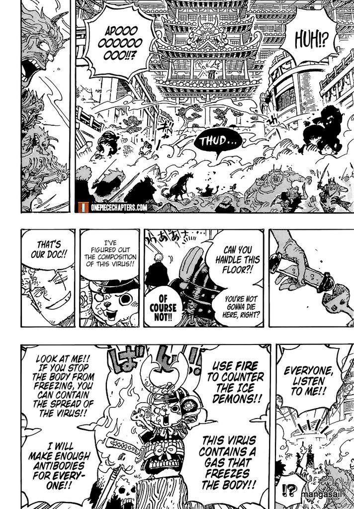 One Piece Chapter 997 page 10 - Chapter 997: Flame Clouds