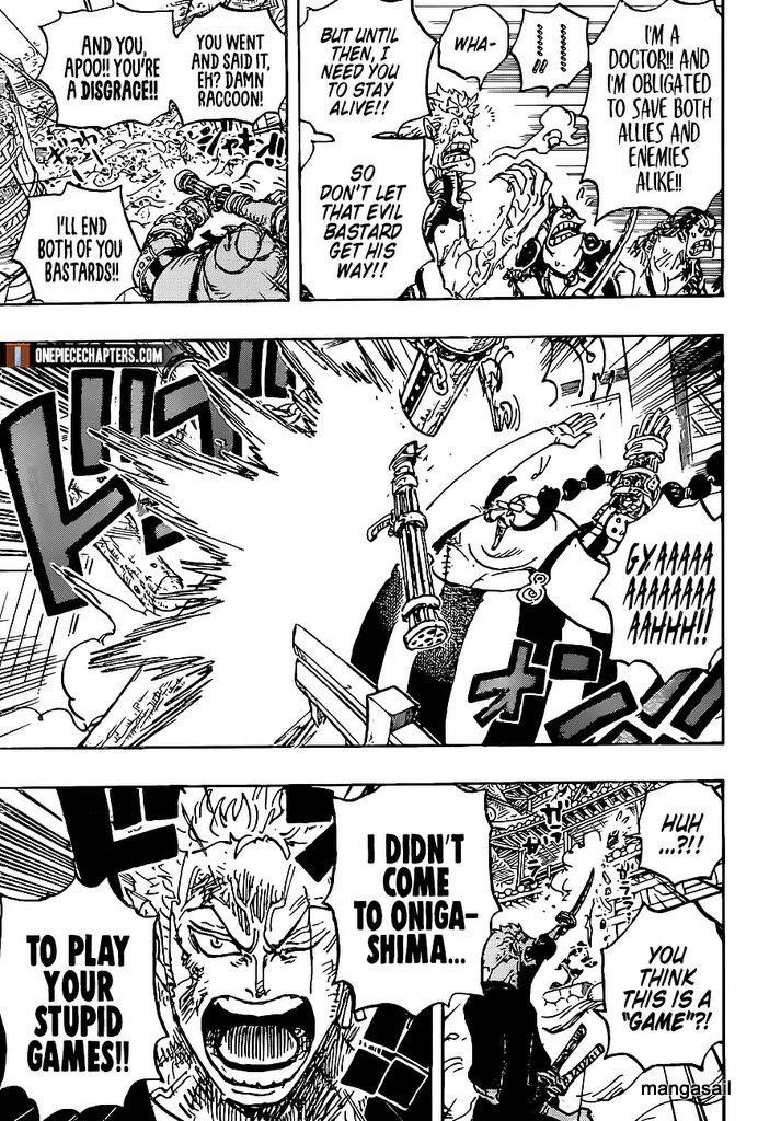 One Piece Chapter 997 page 11 - Chapter 997: Flame Clouds