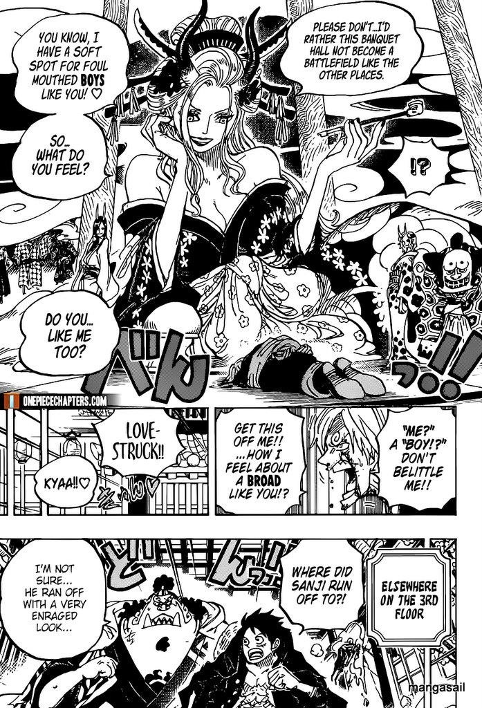 One Piece Chapter 997 page 5 - Chapter 997: Flame Clouds