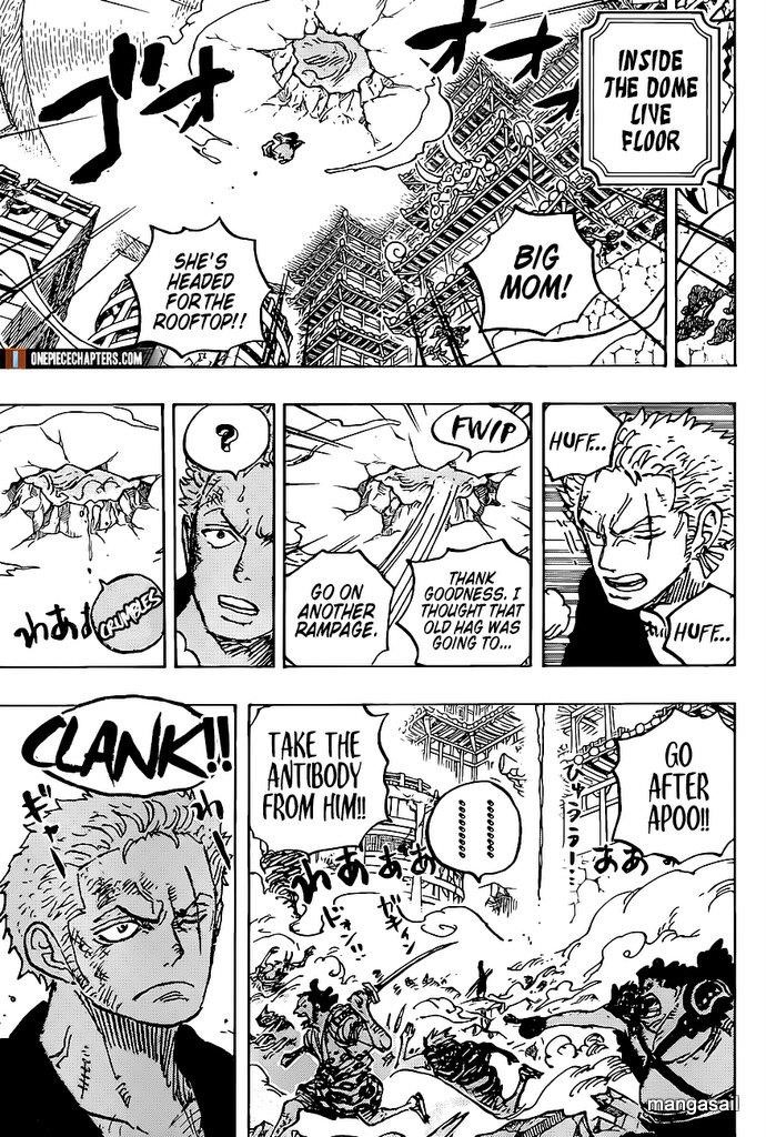 One Piece Chapter 997 page 7 - Chapter 997: Flame Clouds