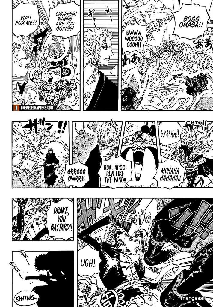 One Piece Chapter 997 page 8 - Chapter 997: Flame Clouds
