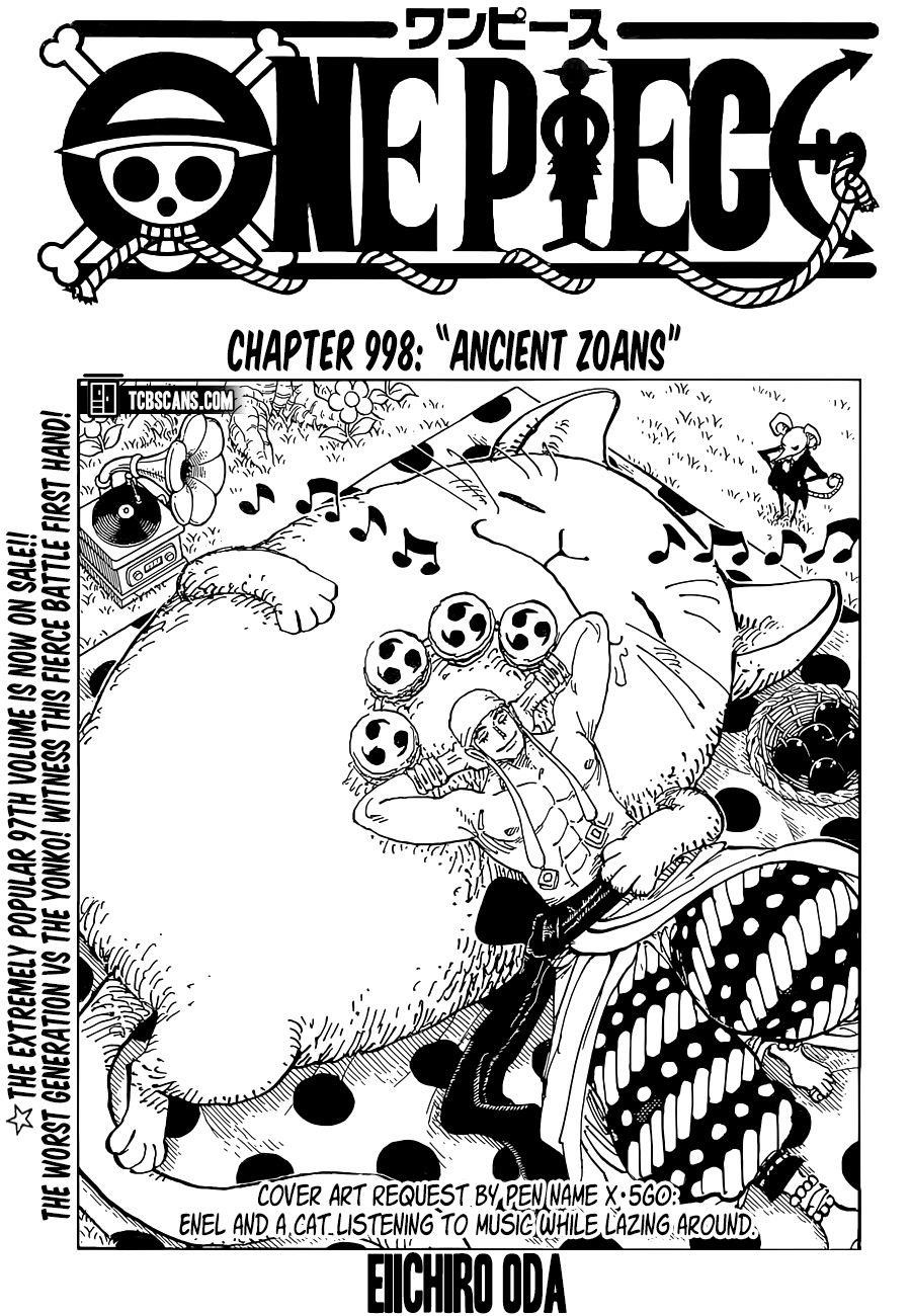 One Piece Chapter 998 page 1 - Chapter 998: Ancient Types