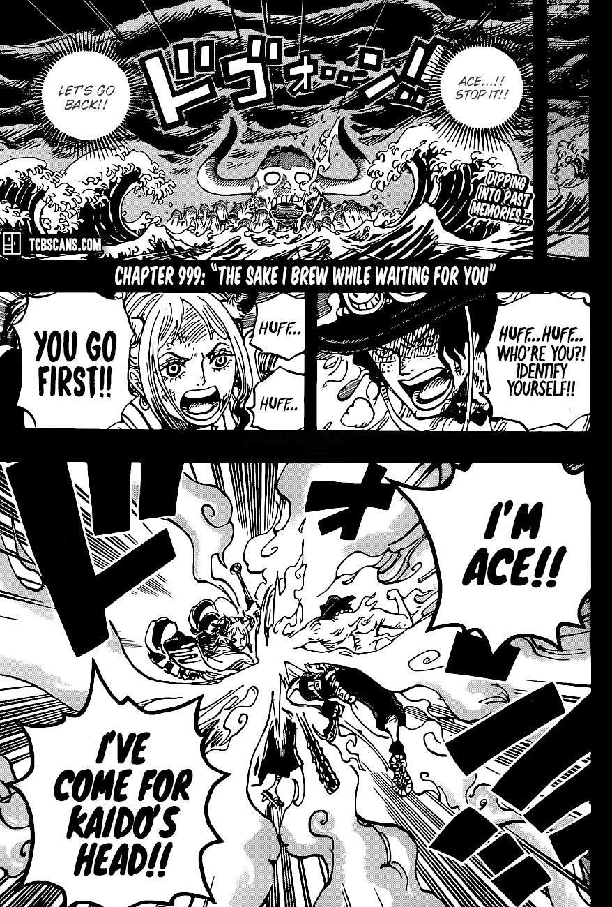 One Piece Chapter 999 page 2 - Chapter 999: The Sake I Brewed to Drink With You