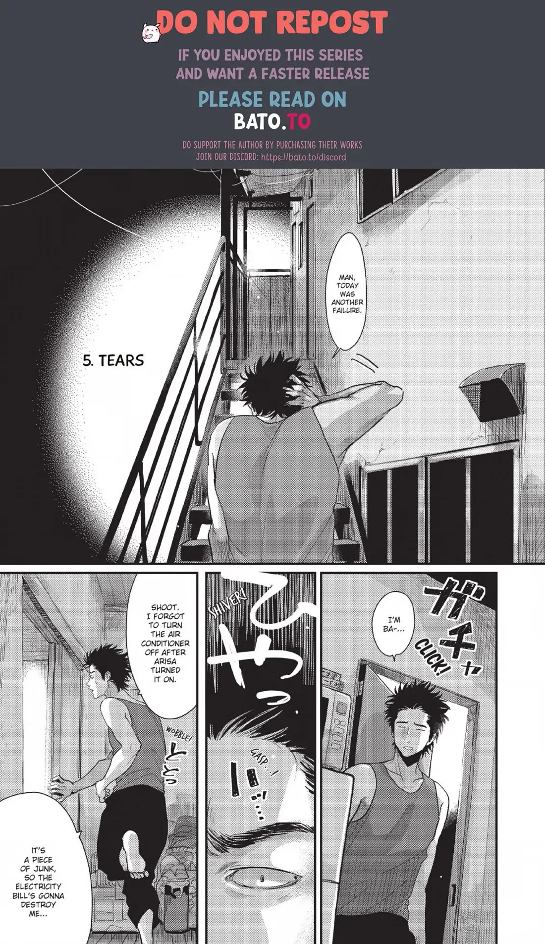 One Room Angel Chapter 5 page 1 - Chapter 5: TEARS