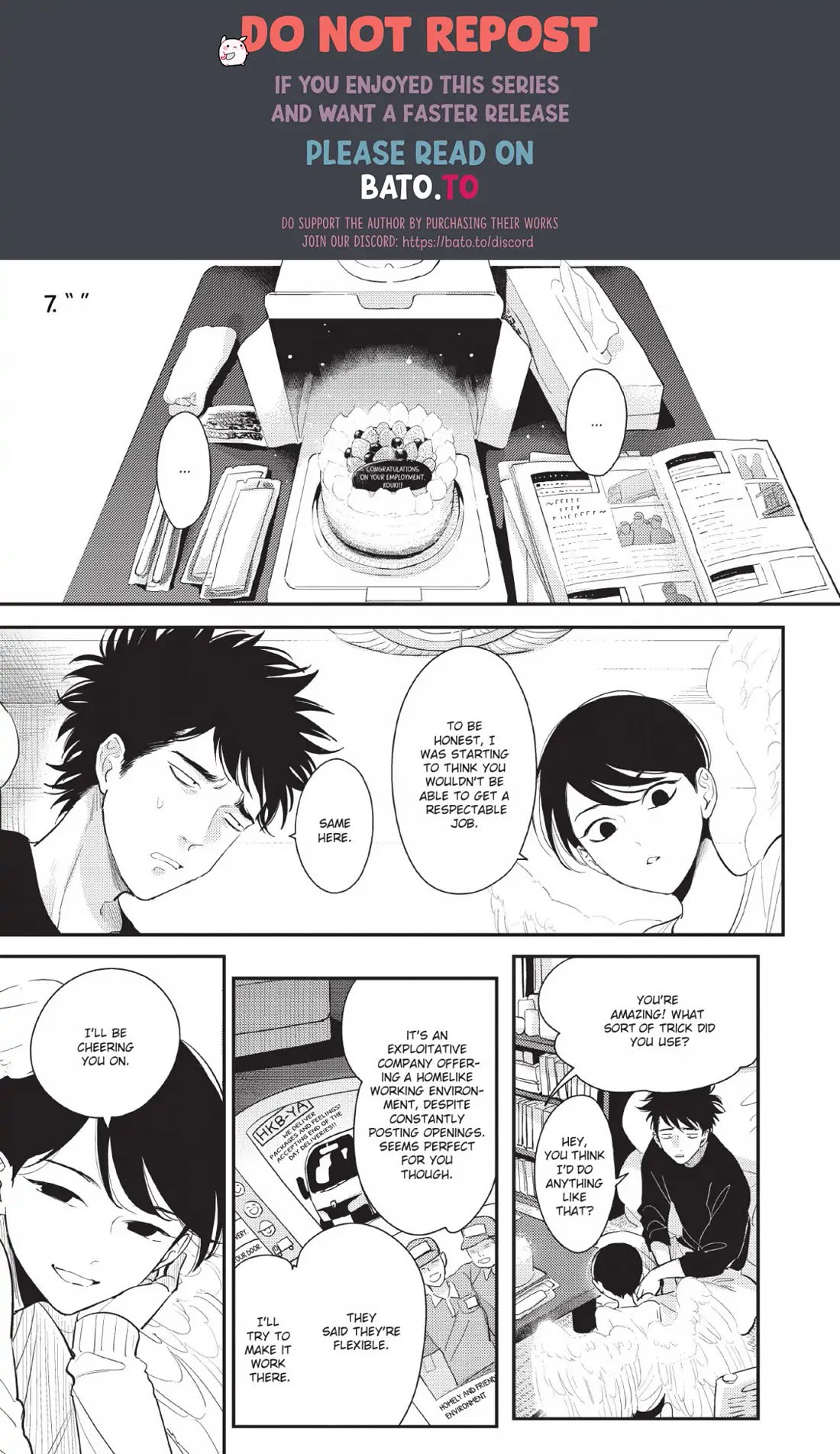 One Room Angel Chapter 7 page 1 - Chapter 7: PARTING