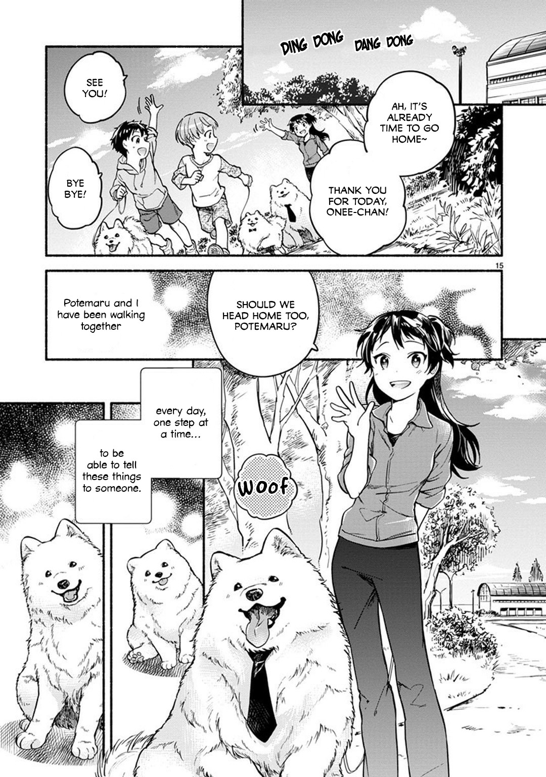 One-Room, Dog Chapter 8 page 16 - Chapter 8: The Fluffy Trio