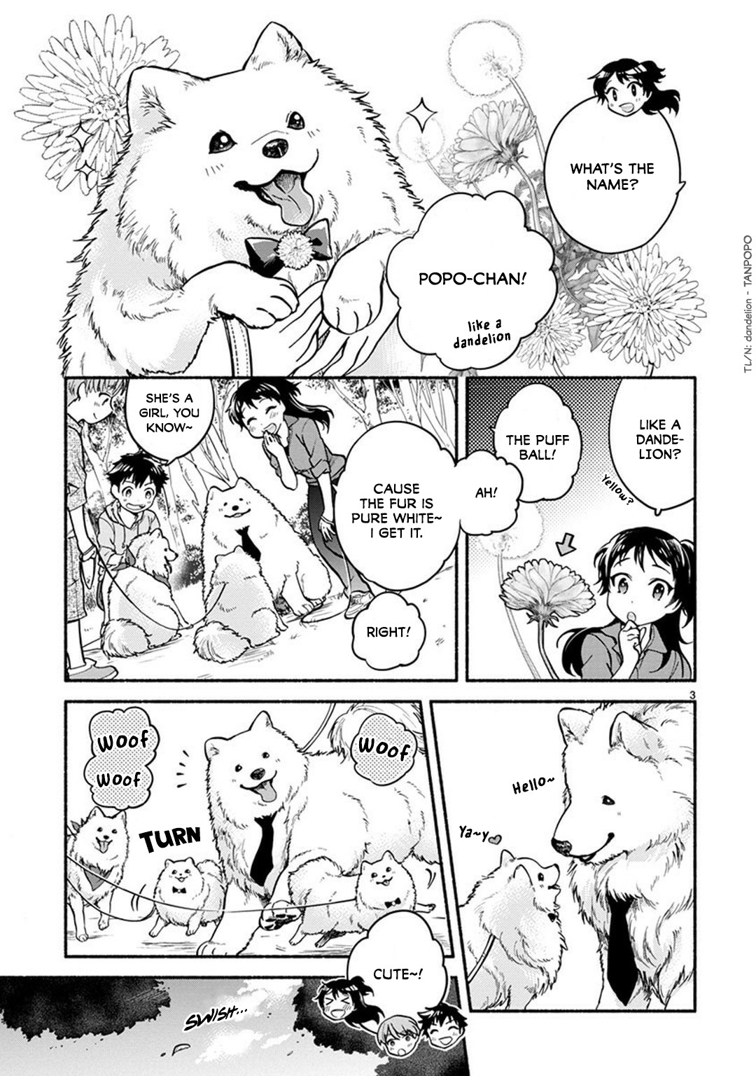 One-Room, Dog Chapter 8 page 4 - Chapter 8: The Fluffy Trio