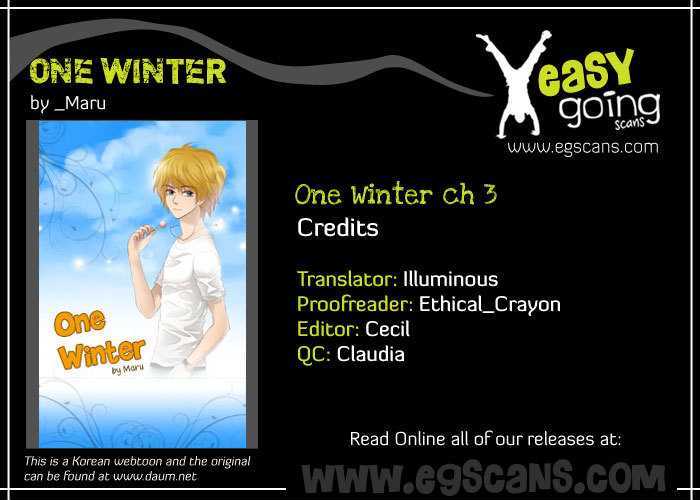 One Winter Chapter 3 page 1 - Chapter 3