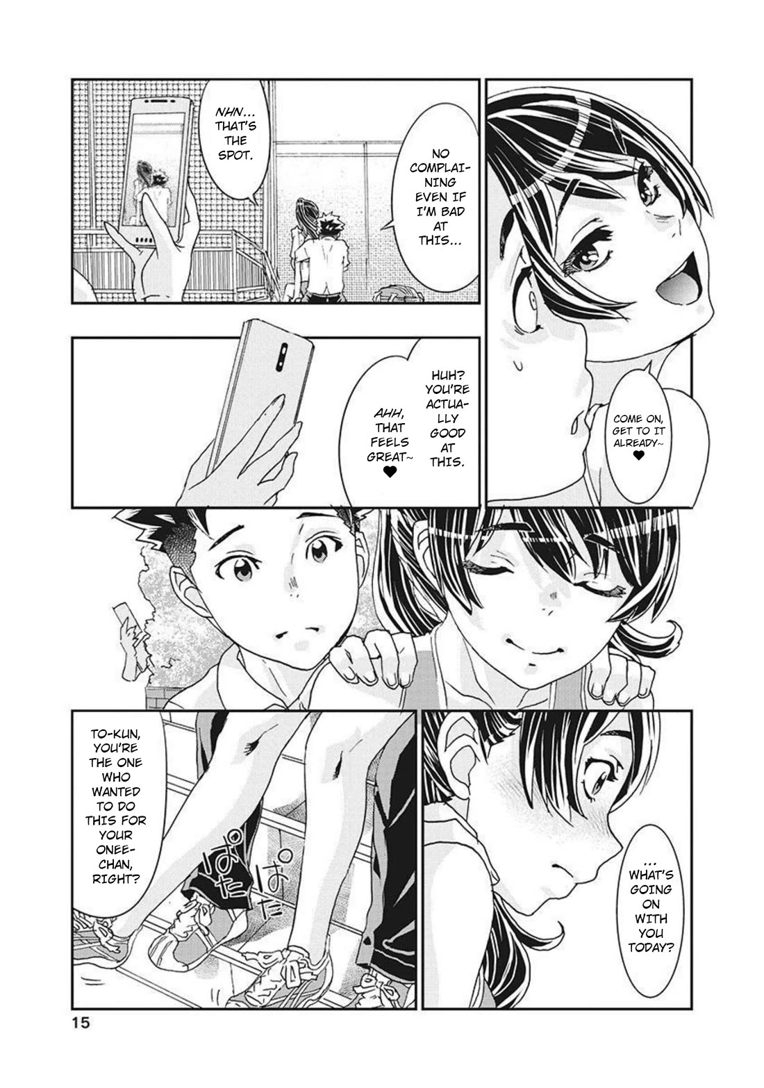 Onecha. Chapter 14 page 15 - Chapter 14: You've Been Flirting Again